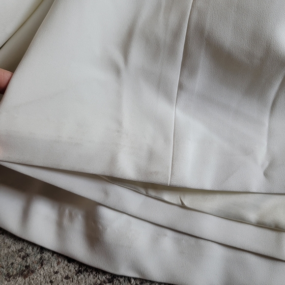 New Kay Unger Off-White Elbow Sleeve Walk-Thru Jumpsuit Mother Of The Bride Sz12 - Picture 14 of 14